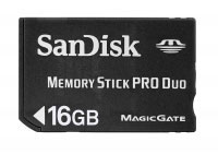 Sandisk Memory Stick PRO Duo, 16GB (SDMSPD-016G-B35)